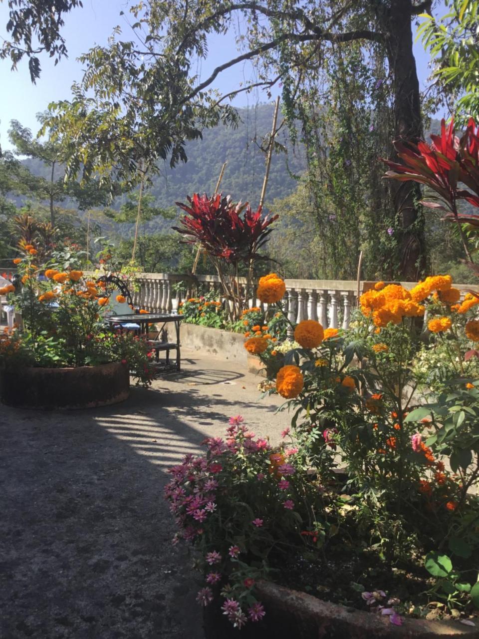 Sacred Valley Inn Pokhara Bagian luar foto